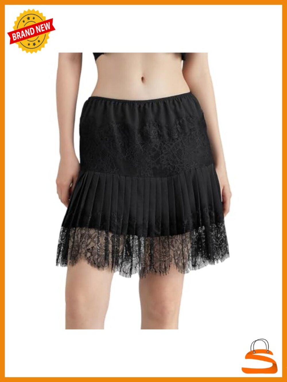 Y2k Lace Slip Skirt Mini Ruffle Pleated Flowy Short Skirts